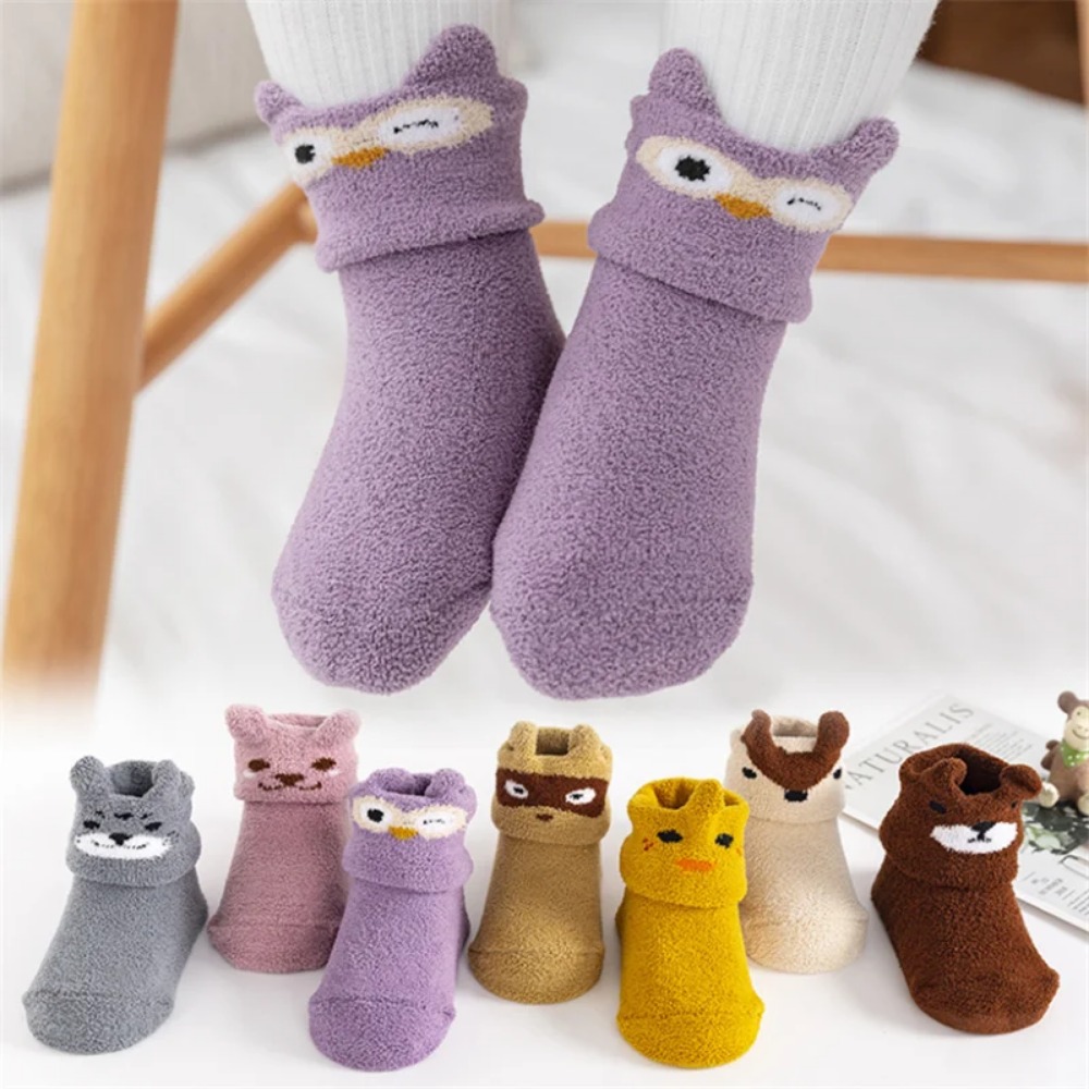 Unisex Baby Socks Non Slip - 1 pz grigio silicone antiscivolo calzino