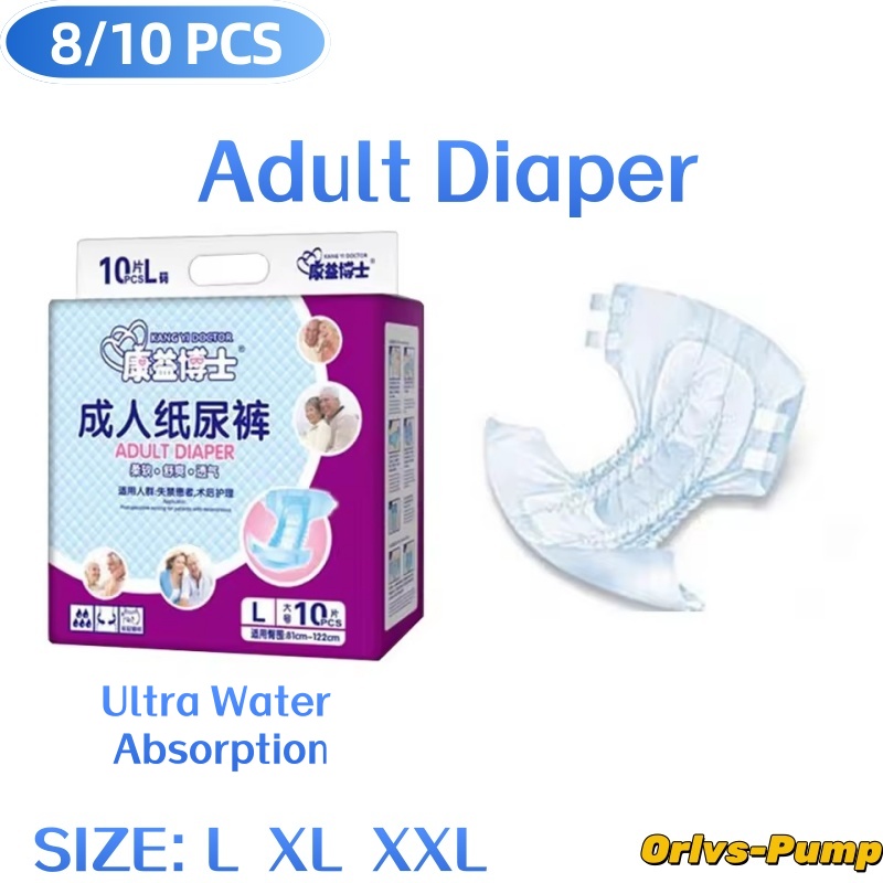 Diapering - 8-10 pezzi/busta Pannolini per Adulti e