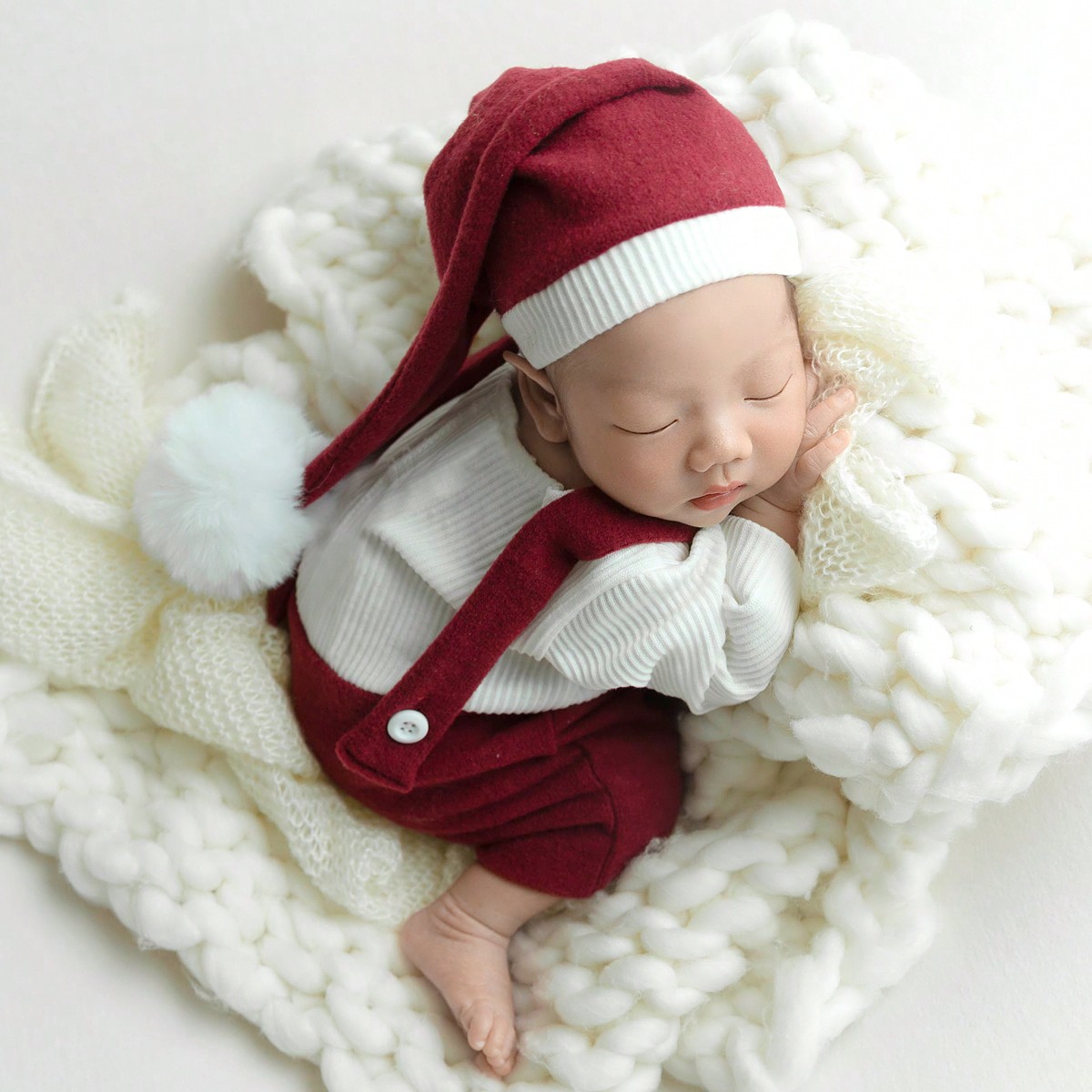 Infant Photography Props Outfit - ❤Stampa neonato abbigliamento fotografico cappello di