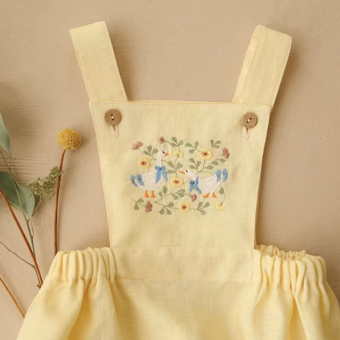 Tutina Estiva 2026 Stile Count - Baby Summer Linen Sleeveless Jumpsuit recensione e prezzo