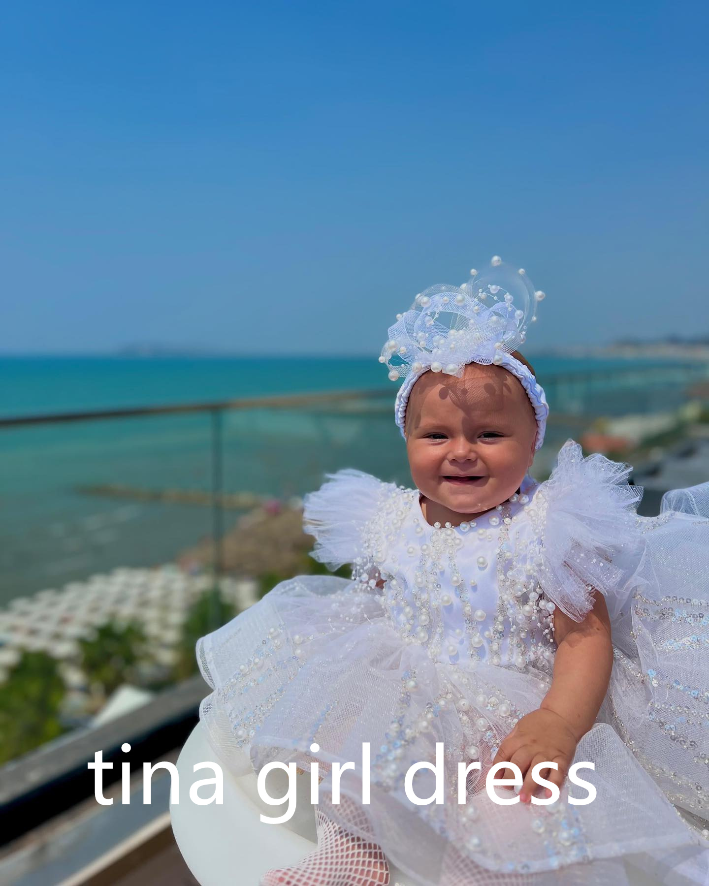 Abiti da damigella bianchi da  - Toddler Girl Tulle Party Dress recensione e prezzo