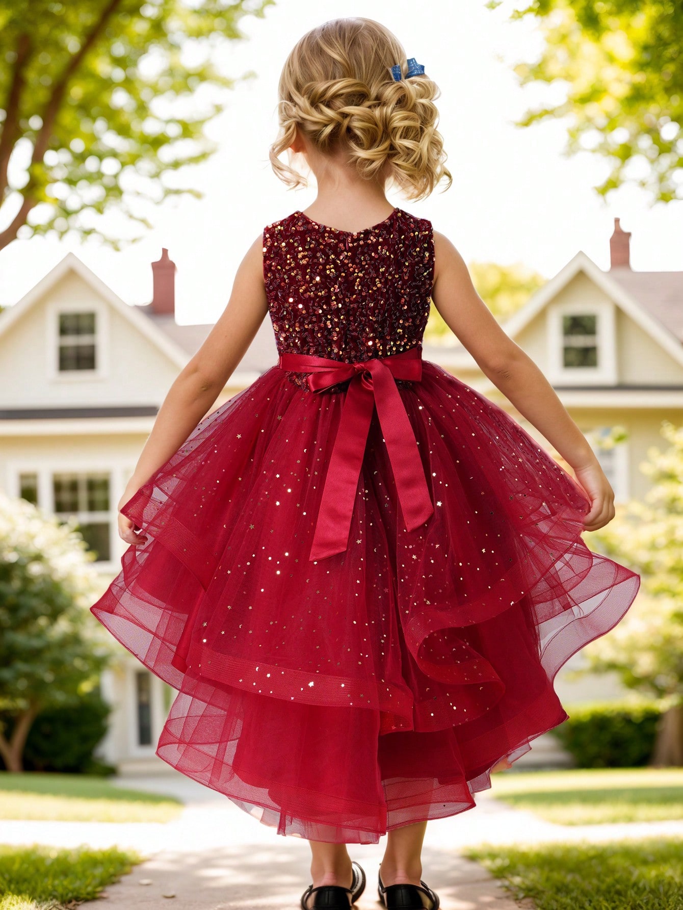 Abito da Principessa per Bambi - Toddler Girl Tulle Party Dress recensione e prezzo