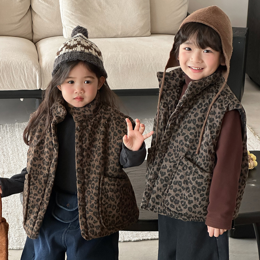 Gilet imbottito con stampa leo - Toddler Boy Winter Fleece Jacket recensione e prezzo
