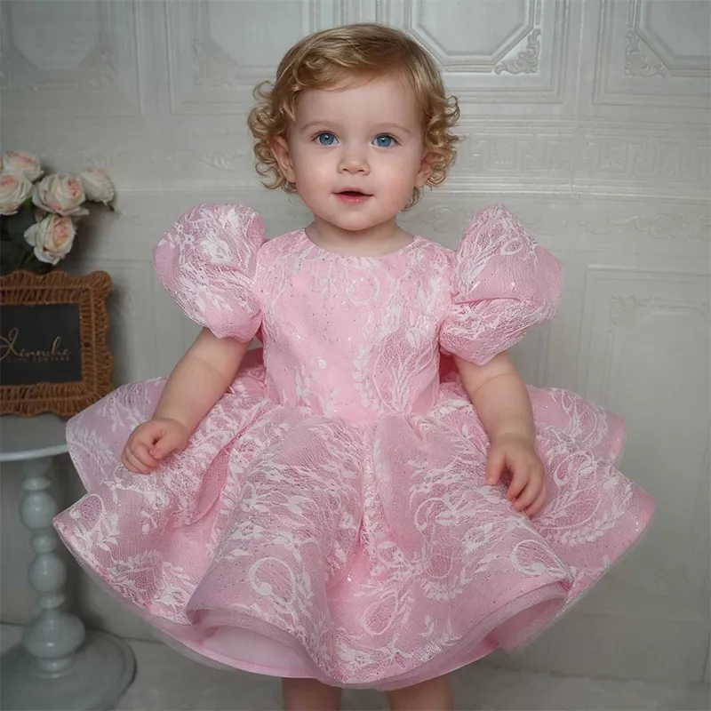 Elegante Abito Rosa con Glitte - Toddler Girl Tulle Party Dress recensione e prezzo