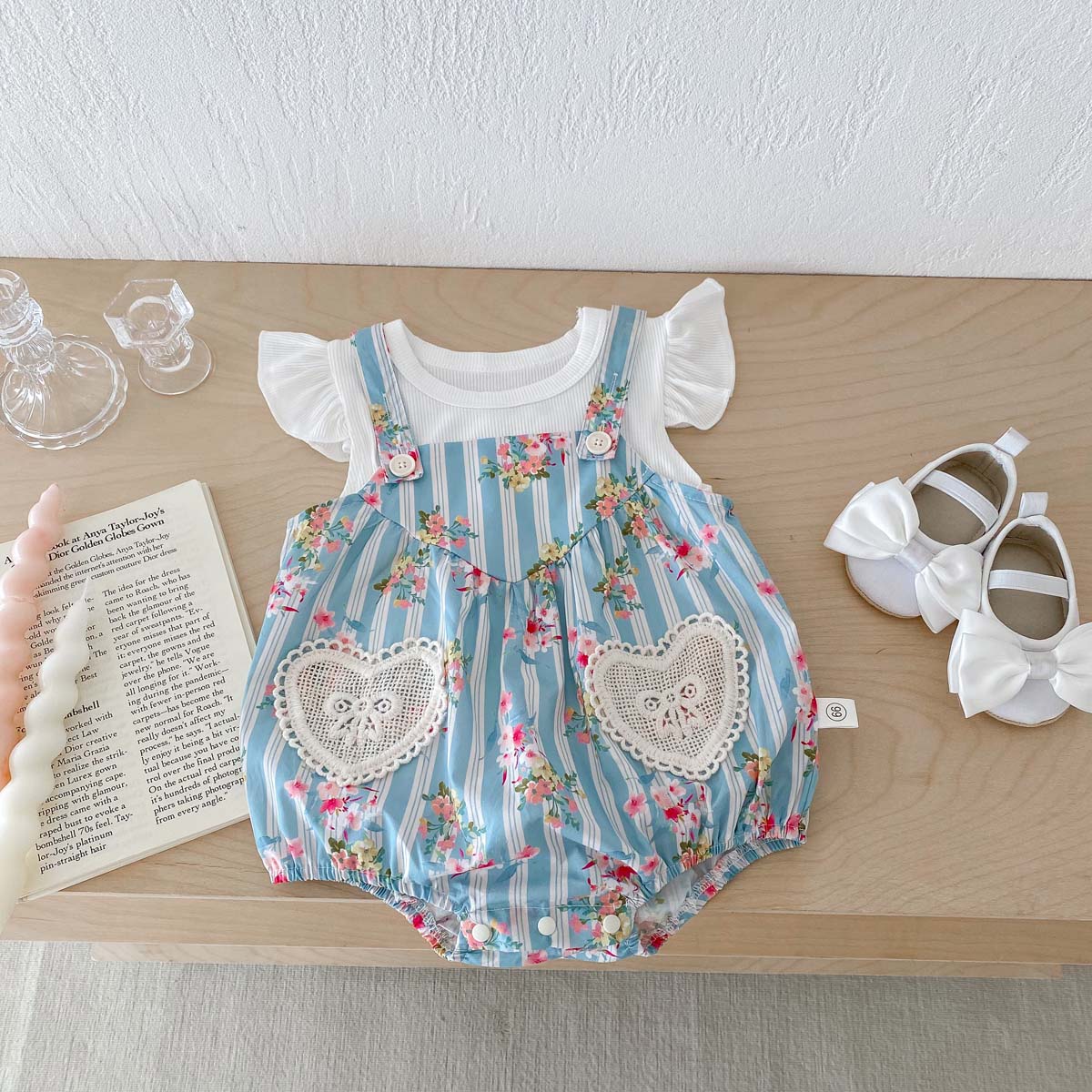 2 pezzi vestiti per neonati ne - Newborn Baby Girl Romper Floral recensione e prezzo