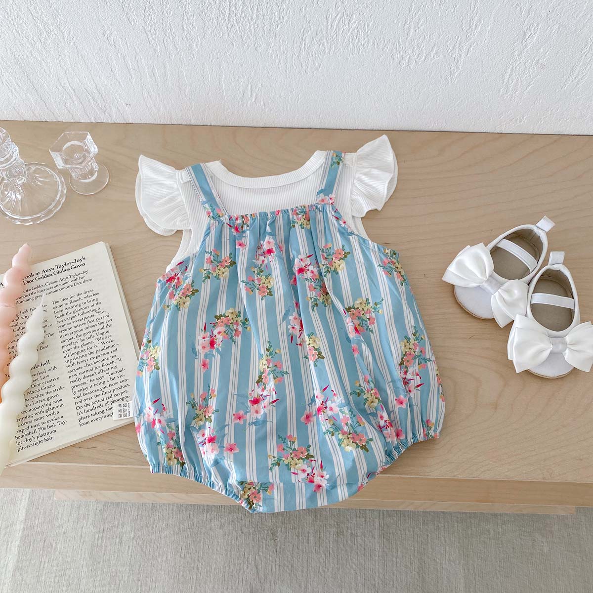 2 pezzi vestiti per neonati ne - Newborn Baby Girl Romper Floral recensione e prezzo