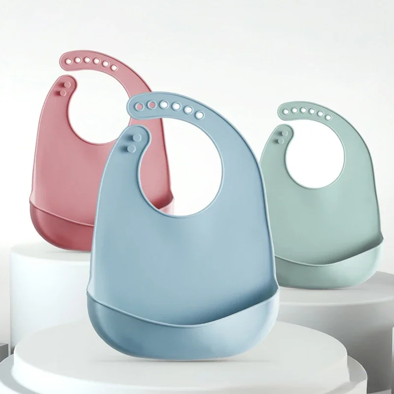 1-4 Pezzi Bavaglini Regolabili - Waterproof Baby Bibs Silicone recensione e prezzo