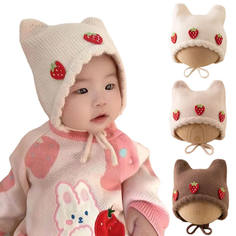 Nuovo autunno inverno neonata  - Infant Beanie Hat With Ears recensione e prezzo